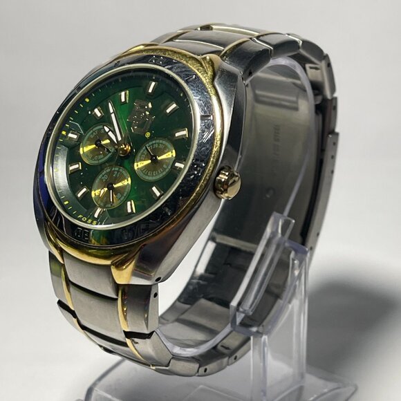 Baylor Bears NCAA Stainless-Steel Chronograph Watch by Fossil NEW (RARE) - Picture 3 of 8